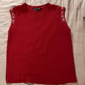 Montgomery Post Alex Airette Blouse Crimson